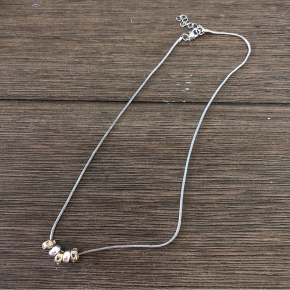 Jewelry - Sterling Sliver heart rings necklace